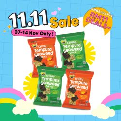 (Bundle of 2) NOI Crispy Seaweed Tempura 45g (USP:RM13.20)