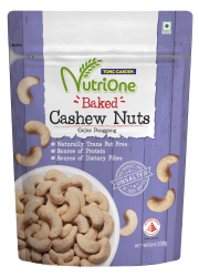 Nutrione Baked Cashew Nuts 330G (Unsalted)