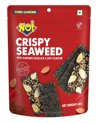 Baked Crispy Seaweed with Hot & Spicy Almond Slices 18g