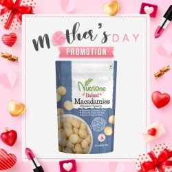 Nutrione Baked Macadamias (Unsalted) 75g