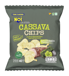 NOI Seaweed Wasabi Cassava Chips 40g
