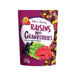 Sungift Dried Raisins with Cranberries 120g