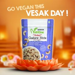 Nutrione Baked Cashew Nuts 330G (Unsalted)