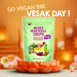 Mixed Vegetable Chips Salted 60g [Best before 28 Oct 2026]
