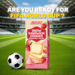 Snow Sandwich Cookies Strawberry Flavour 117g