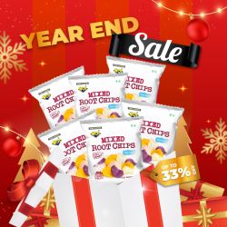 [Bundle of 6] NOi Sea Salt Mixed Root Chips 30g (USP:RM12.00)