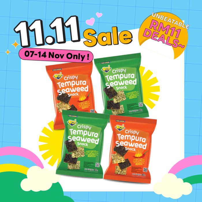 (Bundle of 2) NOI Crispy Seaweed Tempura 45g (USP:RM13.20)