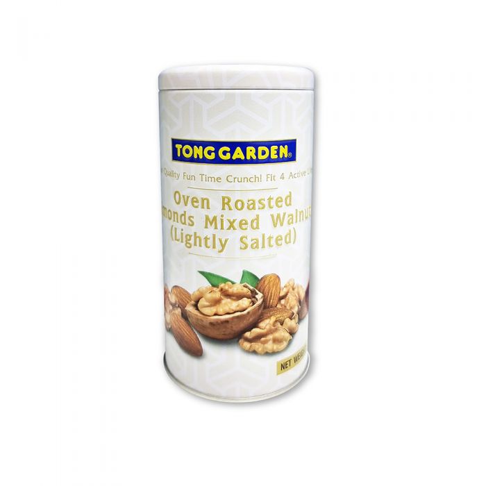 Oven Roasted Almonds Mixed Walnuts (lightly Salted) Canister 200g