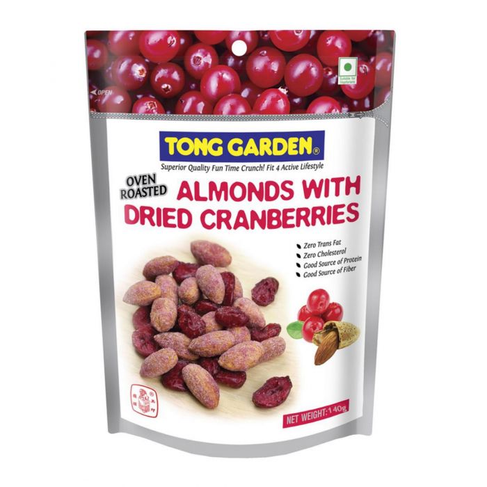 tong garden almond with dried cranberries