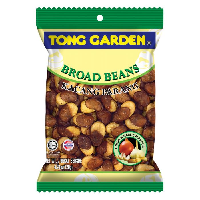 Onion & Garlic Broad Beans with Skin 120g (Bundle of 3)