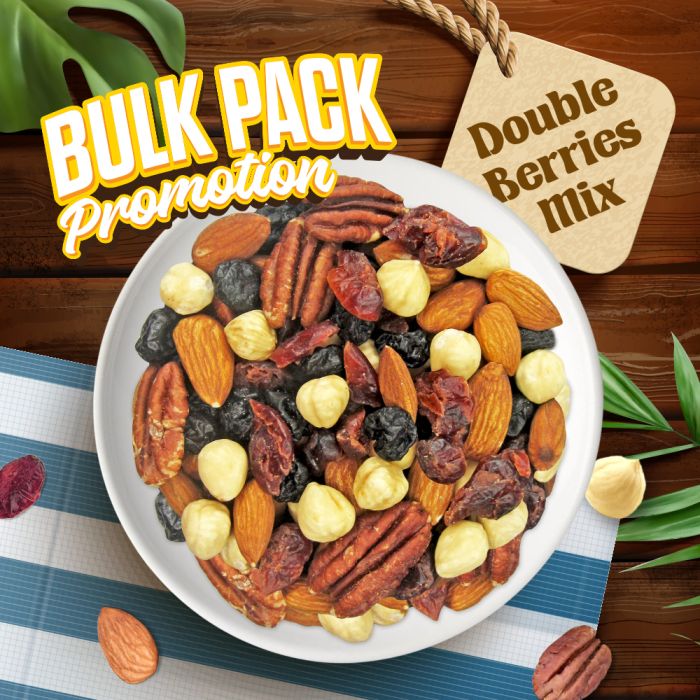 Double Berries Mix 500g  [Best before 4 May 2026]