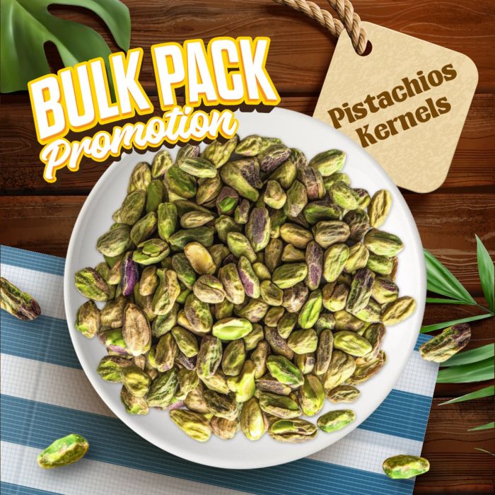 Plain Roasted Pistachios Kernels 500g [Best before 30 Mar 2026]