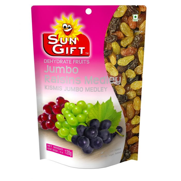 sungift jumbo raisins medley