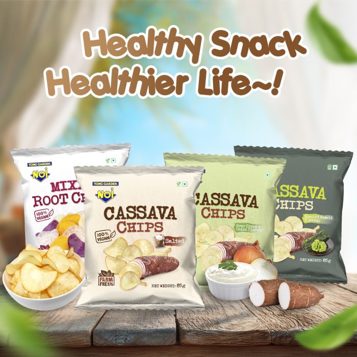 [Bundle of 4] NOI Cassava Chips 120g (Best before Aug 2026)
