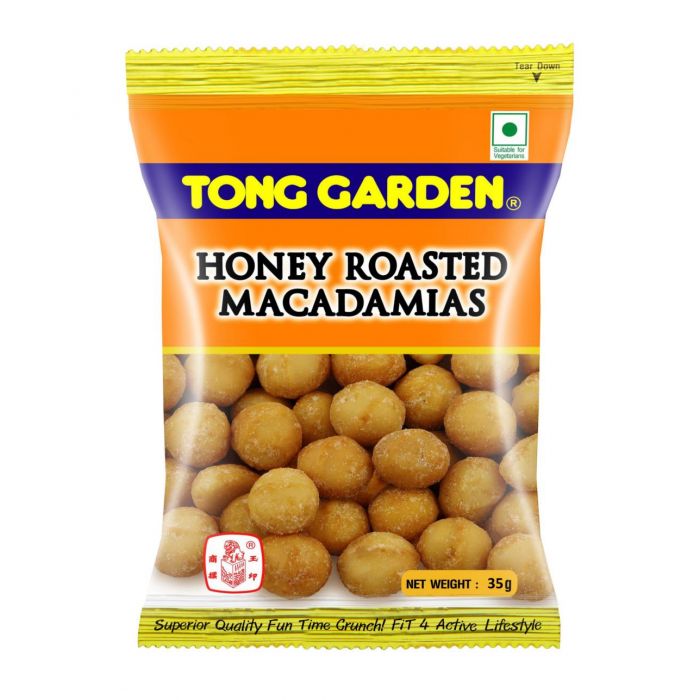 tong garden honey roasted macadamias 