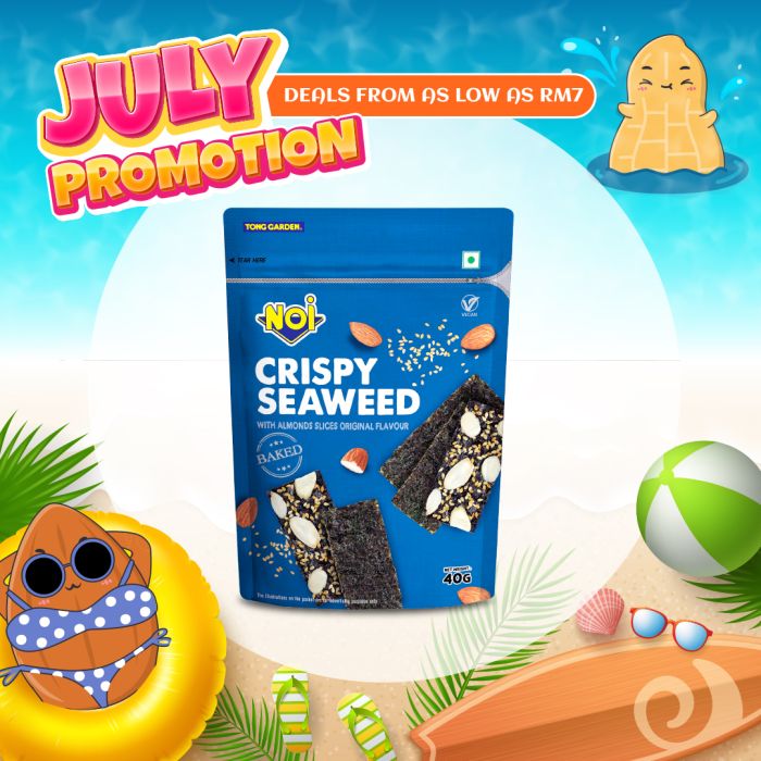 Baked Crispy Seaweed with Almond Slices 40g