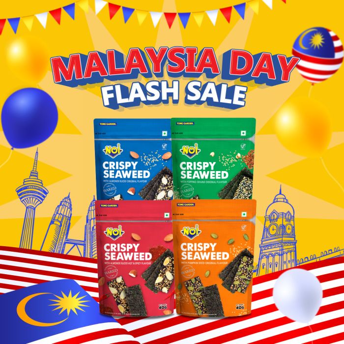 [Bundle of 2] NOi Crispy Seaweed 40g (UP: RM15.60) 
