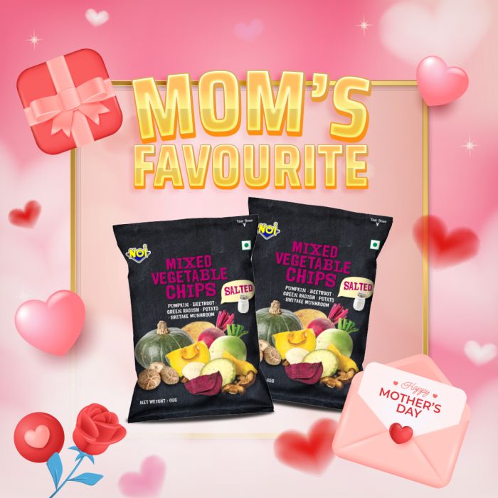 [Buy 1 Free 1] Mixed Vegetable Chips 60g (Best before 28 July 2025)