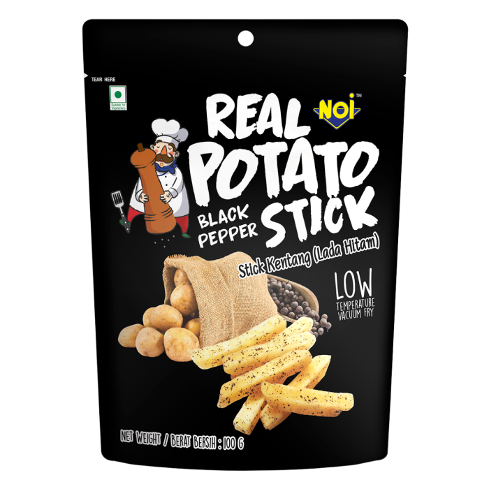 Black Pepper Potato Sticks