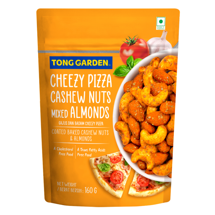 Cheezy Pizza Cashew Nuts Mixed Almonds 160g