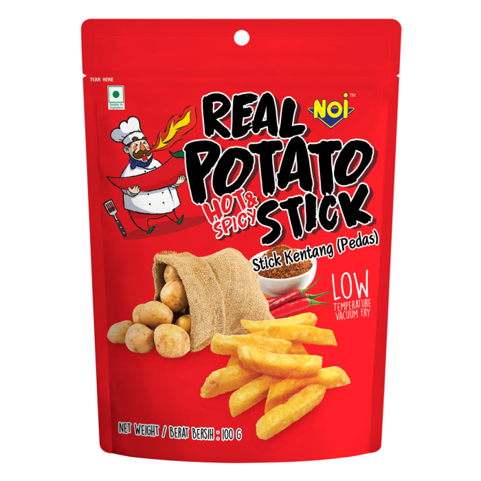 Hot & Spicy Potato Sticks 100G