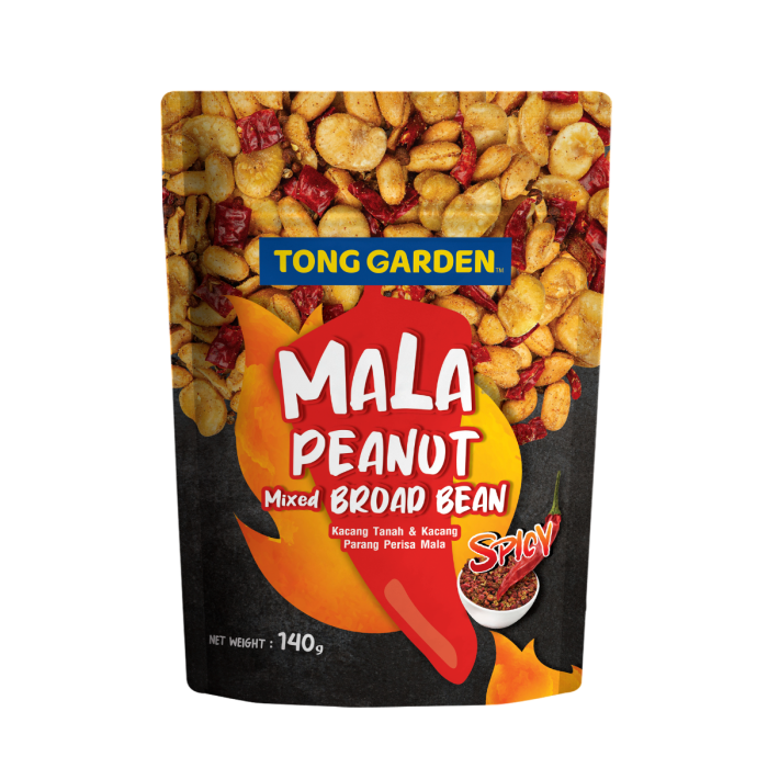 Mala Peanuts Mixed Broad Beans 140g
