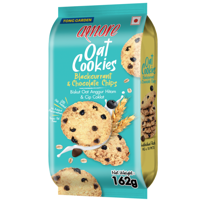 Oat Cookies Blackcurrant Chocolate Chips
