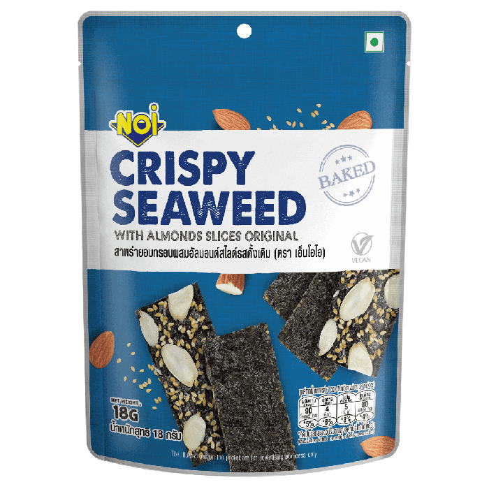 NOI Baked Crispy Seaweed With Almonds Slices Original