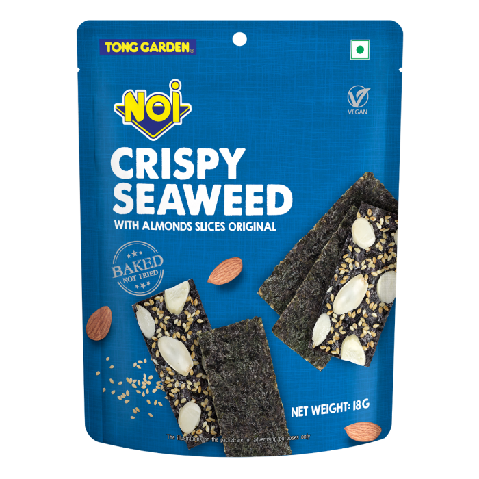 Baked Crispy Seaweed with Almond Slices Original 18g