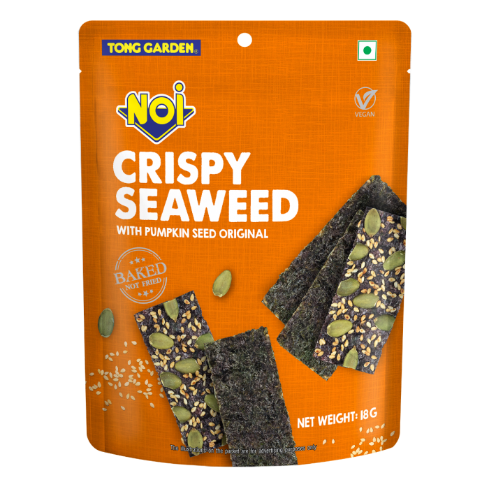 Baked Crispy Seaweed with Pumpkin Seed 18g (Best before 2 May 2024)