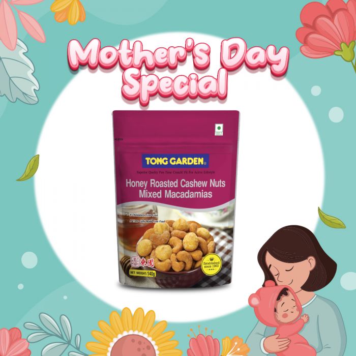 Honey Roasted Cashew Nuts Mixed Macadamia 140g Tong Garden MY