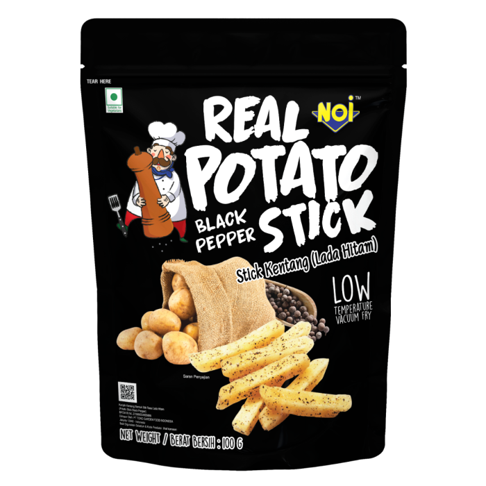 Black Pepper Potato Sticks 100g
