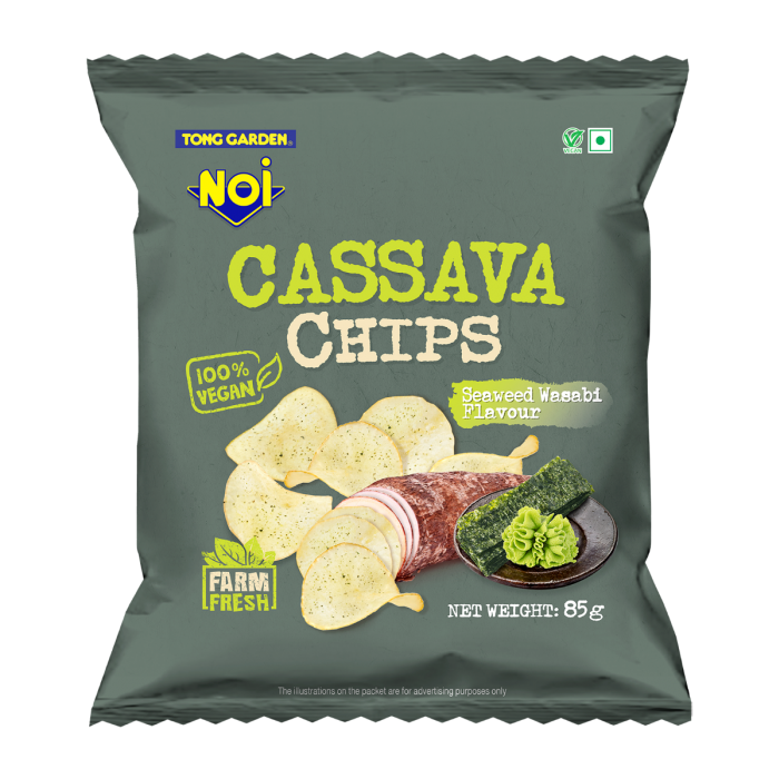 NOI Seaweed Wasabi Cassava Chips 85g
