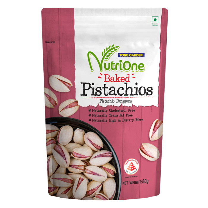 Nutrione Baked Pistachios 80g