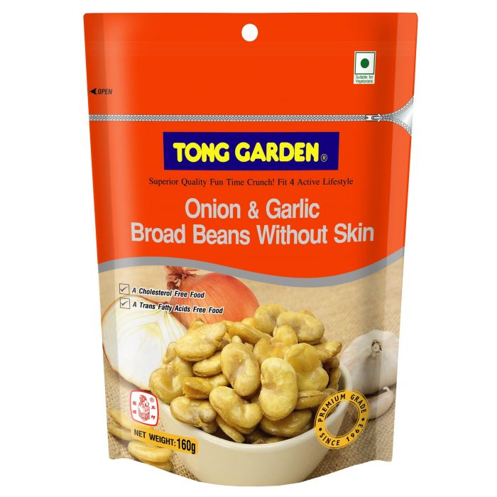 tong garden onion & garlic broad beans without skin 
