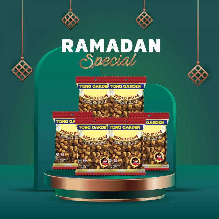 Chilli Broad Beans with Skin 120g Tong Garden MY