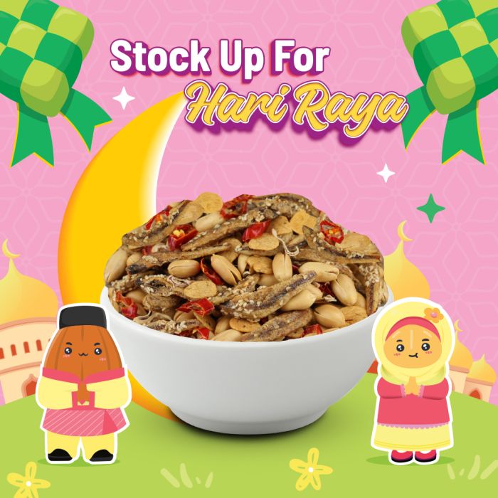 Peanuts Mixed Anchovy 1KG [Best before 3 Aug 2026]