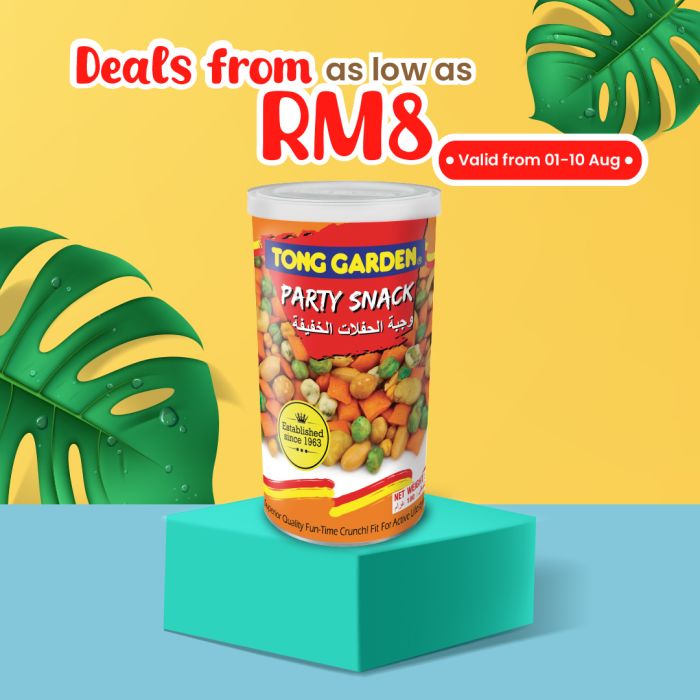 Party Snack 180g (Tall Tin)