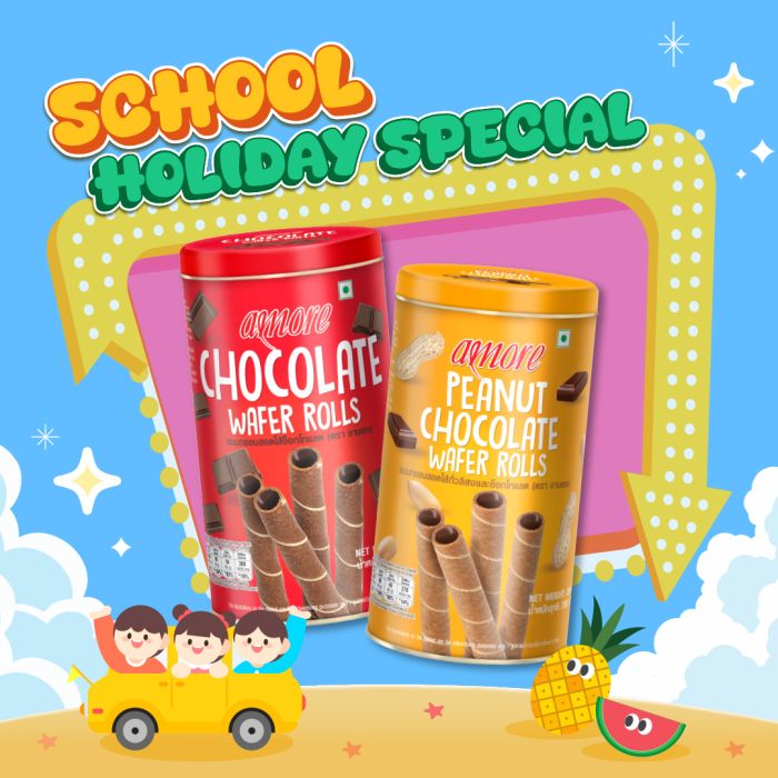[Bundle of 2] Amore Wafer Roll Assorted (USP: RM24.00) 