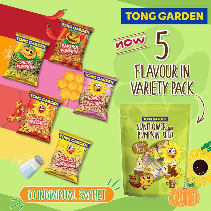 Tong Garden Sunflower & Pumpkin Seeds Variety Pack
