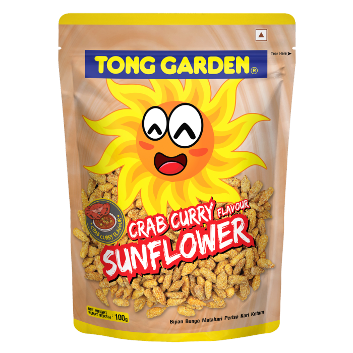 Crab Curry Sunflower Seeds 100G