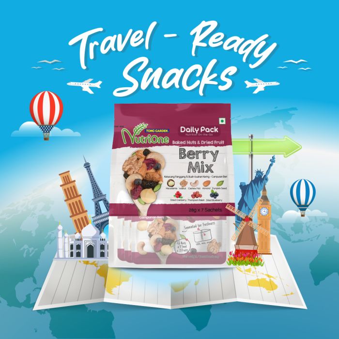 Berry Mix - Baked Nuts & Dried Fruits Daily Pack 196g