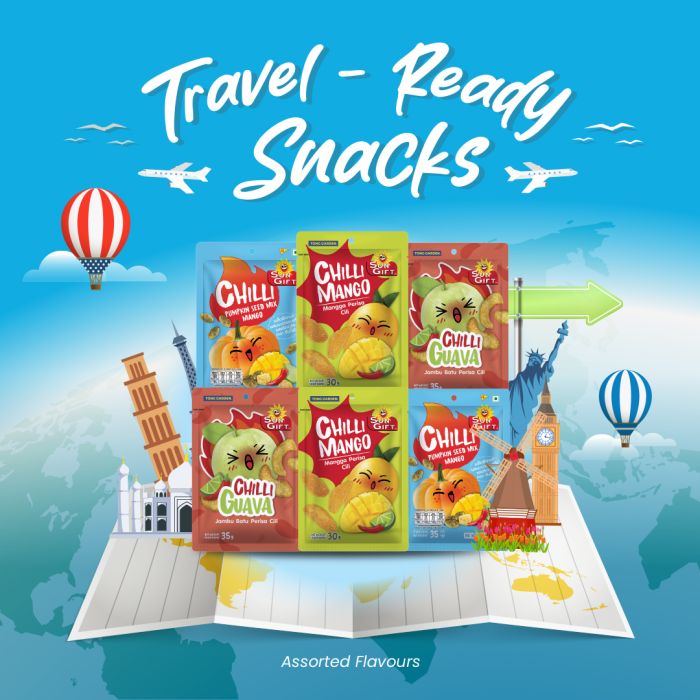 [Bundle of 3] Sungift Chili Dried Fruits 30g-35g (USP:RM21.60)