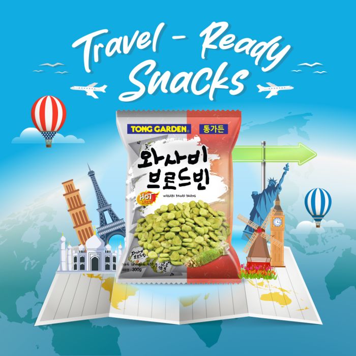 Wasabi Broad Beans 300g