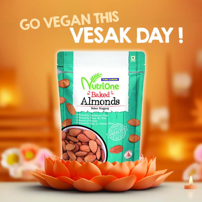 Nutrione Baked Almonds 350G (Unsalted)