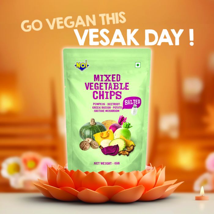 Mixed Vegetable Chips Salted 60g [Best before 28 Oct 2026]
