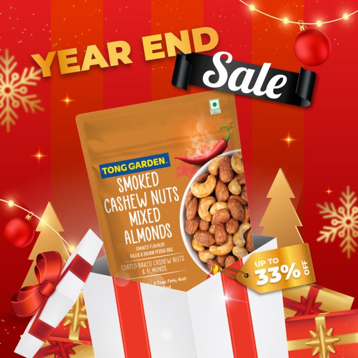 Smoked Cashew Nuts Mixed Almonds 140g 